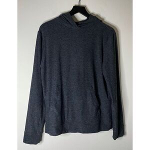 Outdoor Voices Super Soft Hoodie in Heathered Black